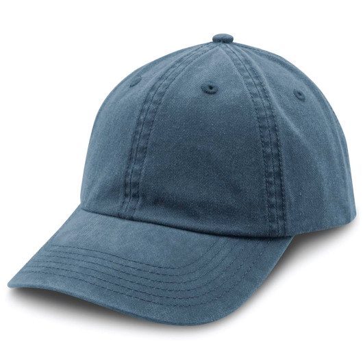 Navy Washed Chino Caps